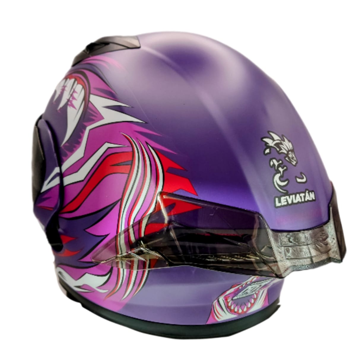 CASCO LEVIATAN MEGALODON PURPURA