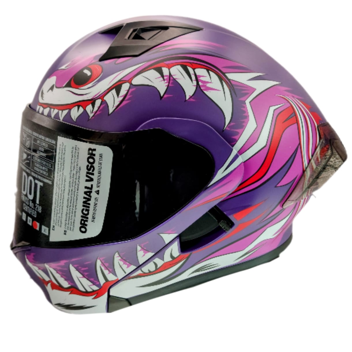 CASCO LEVIATAN MEGALODON PURPURA