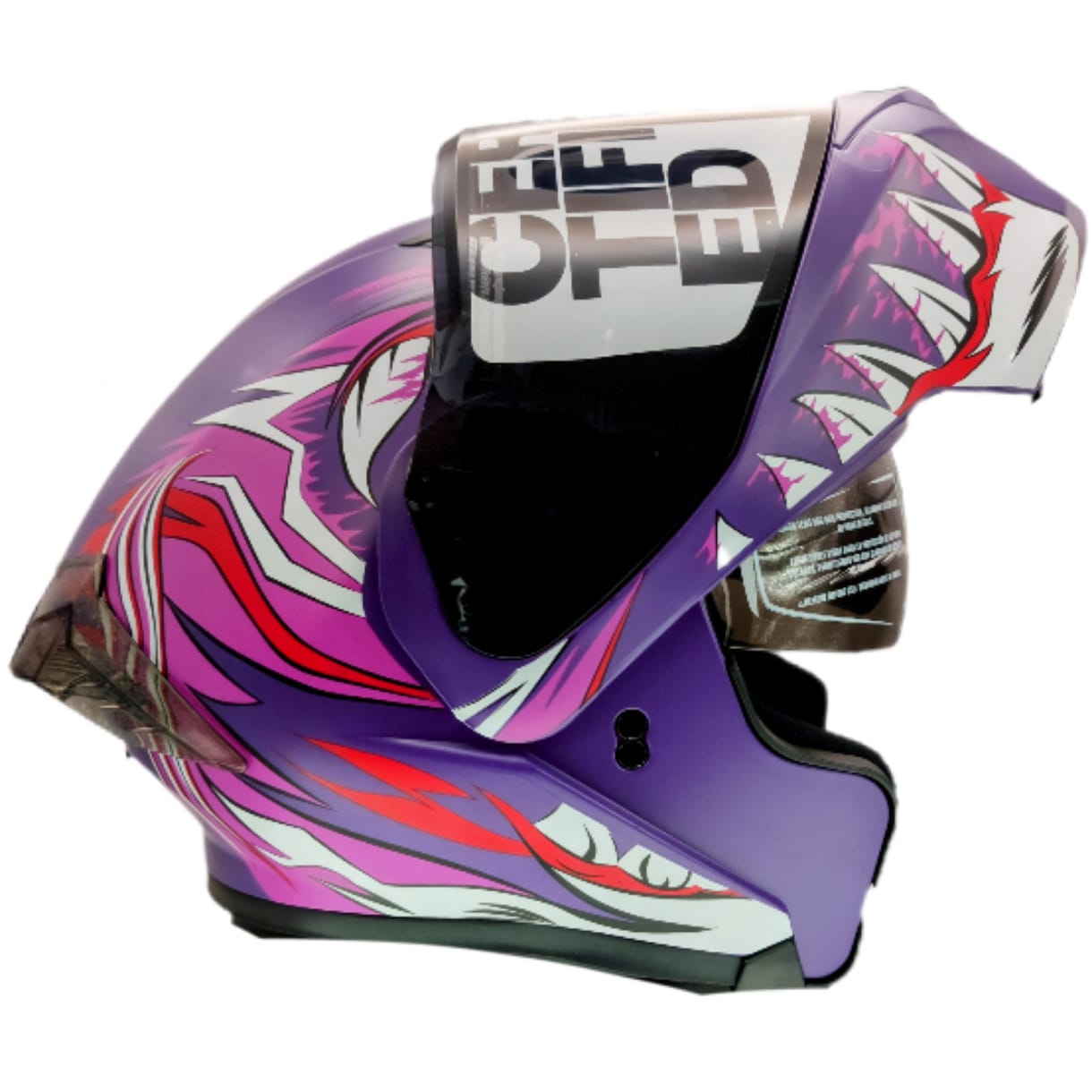 CASCO LEVIATAN MEGALODON PURPURA