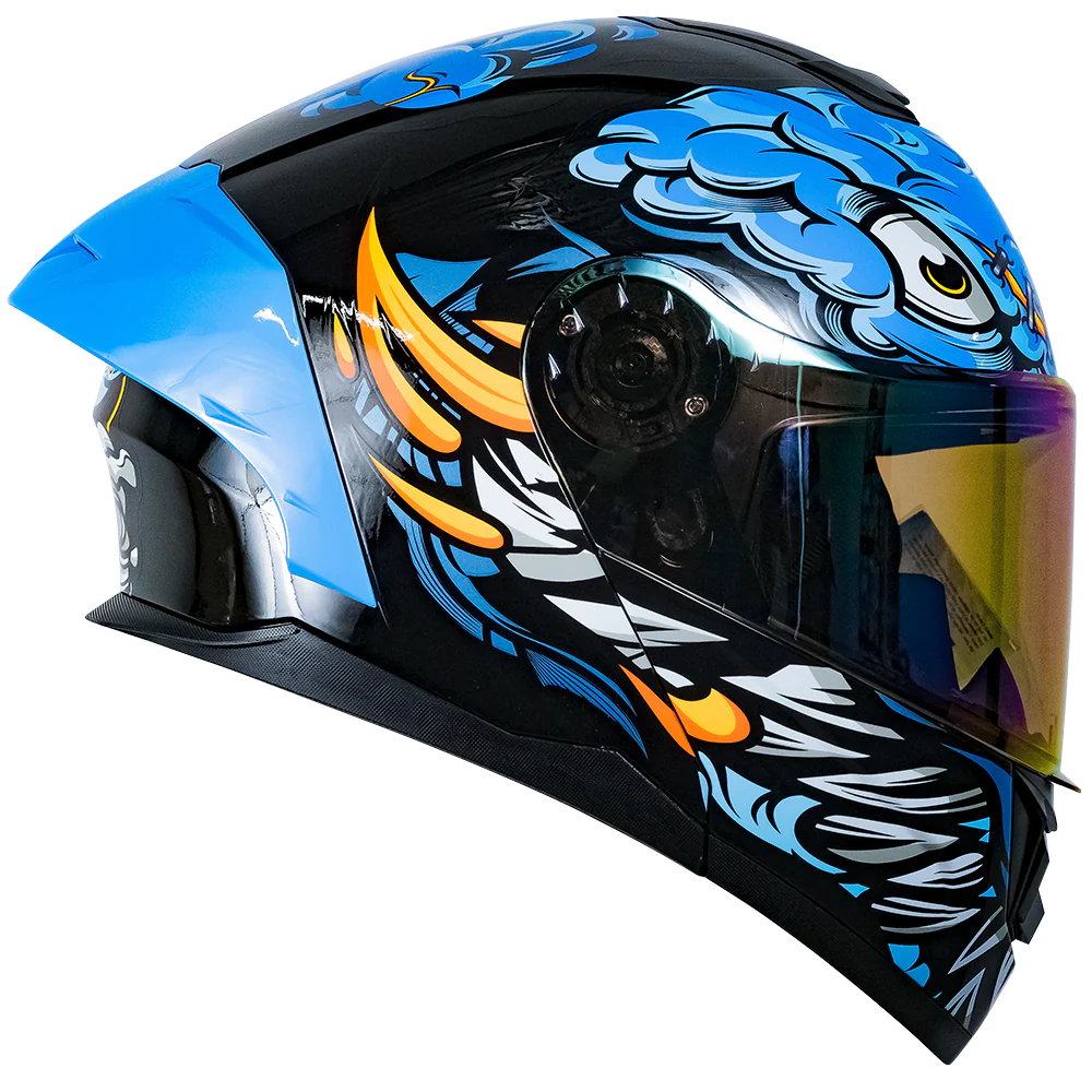 CASCO RUSH BRAINY AZUL