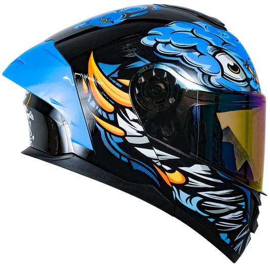 CASCO RUSH BRAINY AZUL