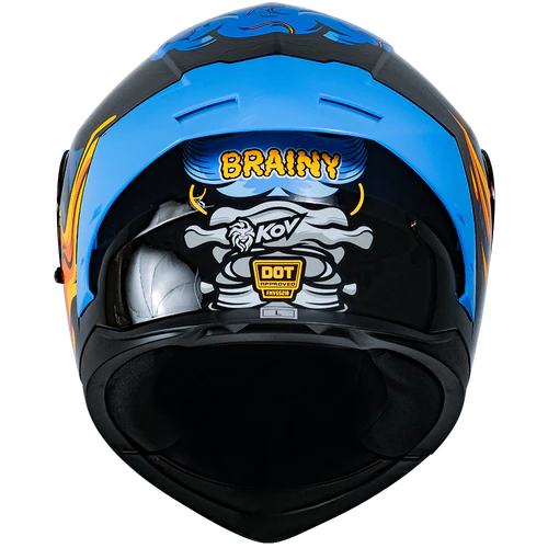 CASCO RUSH BRAINY AZUL