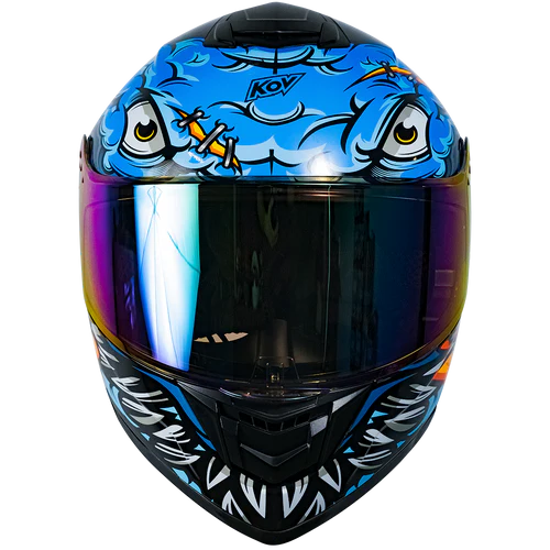 CASCO RUSH BRAINY AZUL