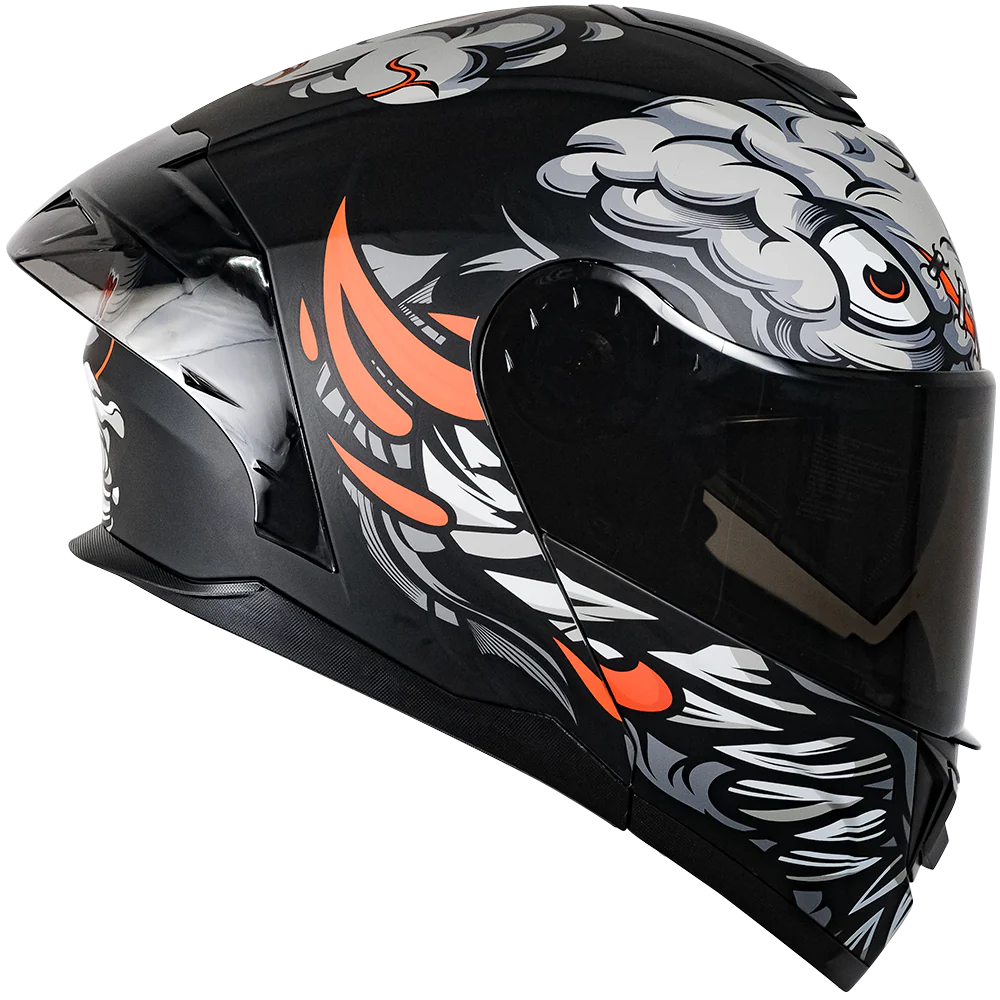 CASCO RUSH BRAINY GRIS