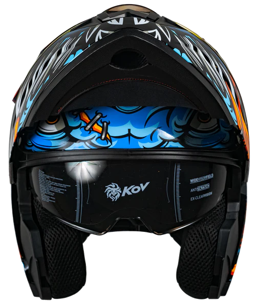 CASCO RUSH BRAINY AZUL