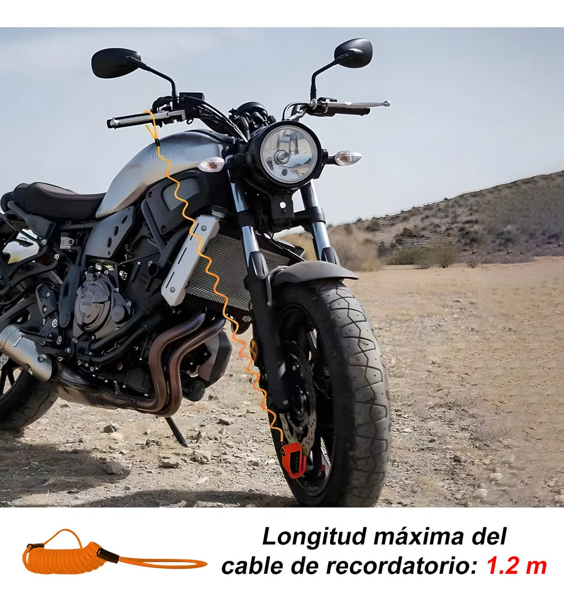 CANDADO CON ALARMA DE DISCO