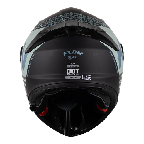 CASCO THUNDER FLOW VERDE/GRIS