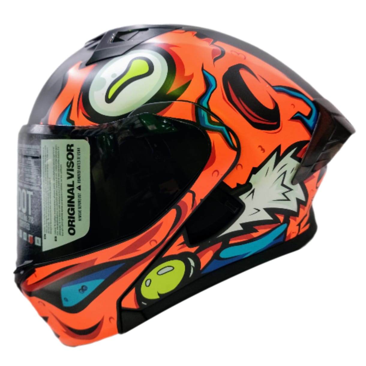 CASCO LEVIATAN FROGGY ANARANJADO