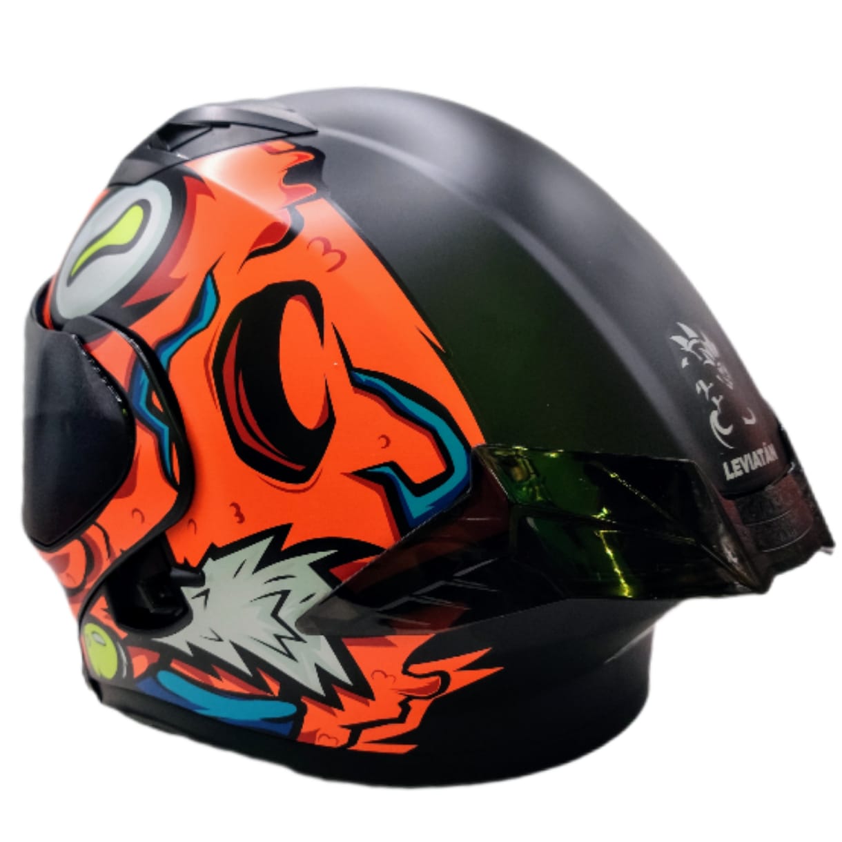 CASCO LEVIATAN FROGGY ANARANJADO