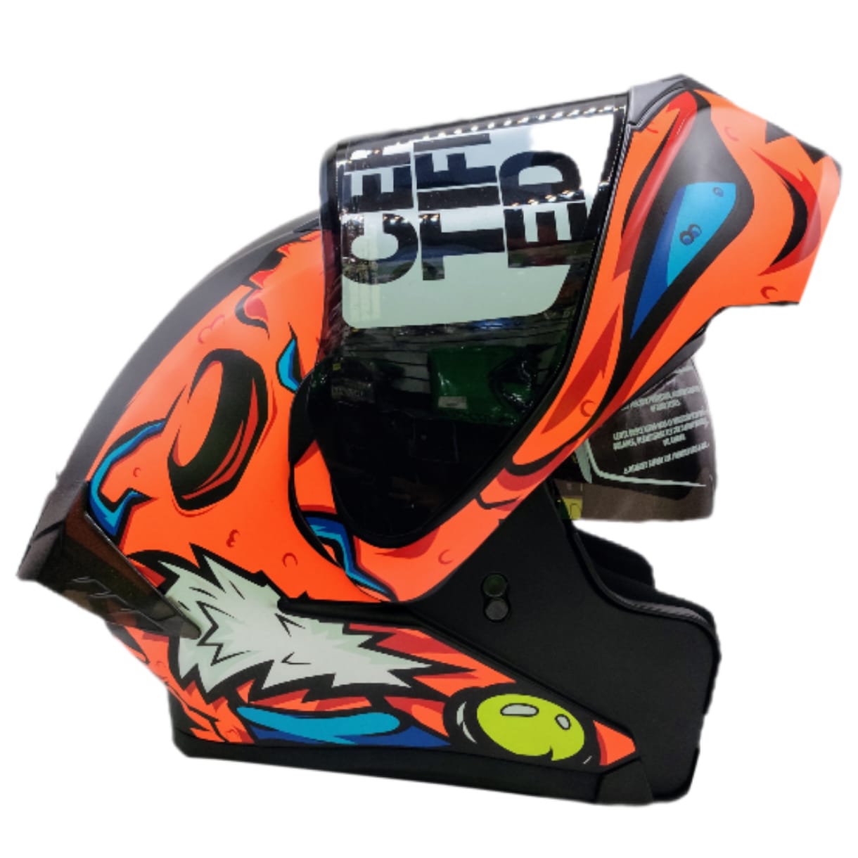 CASCO LEVIATAN FROGGY ANARANJADO