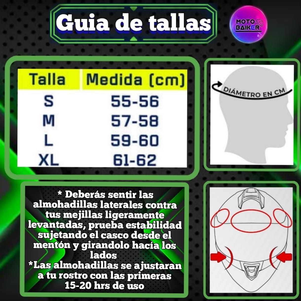 CASCO IRON RACING RAYA AZUL