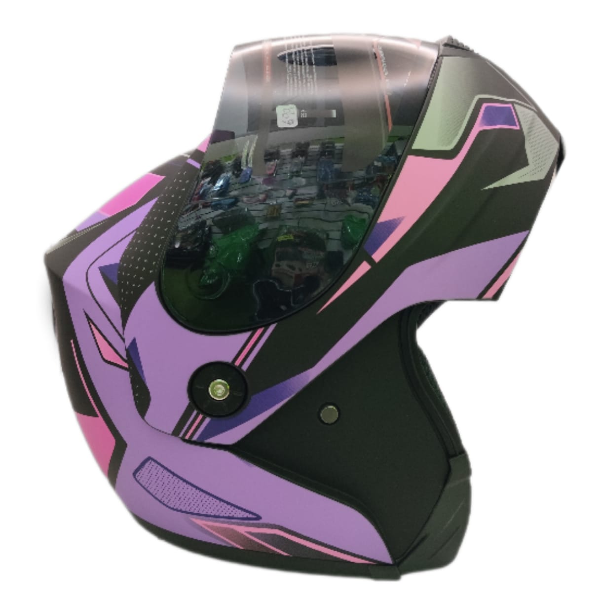 CASCO IRON RACING YUMI MORADO