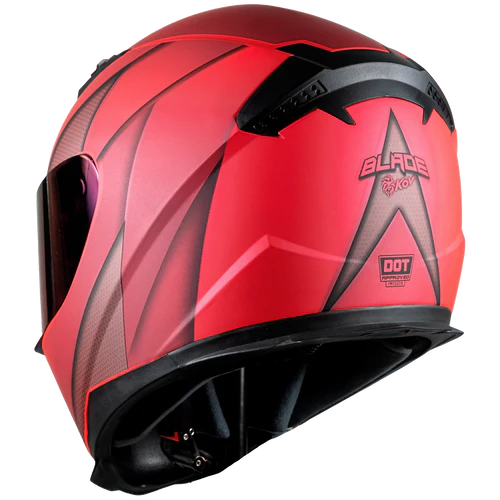 CASCO KOV NOVAK BLADE ROJO