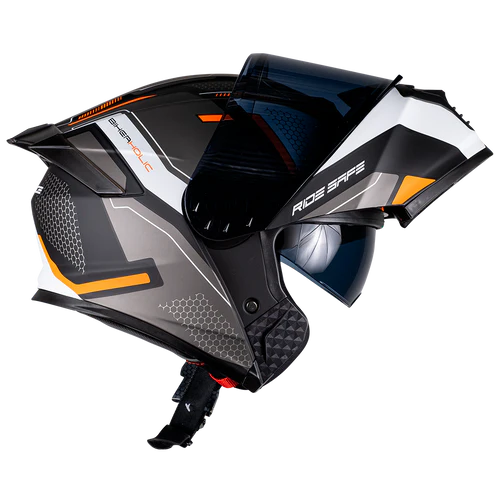 CASCO THUNDER REVANGE NARANJA