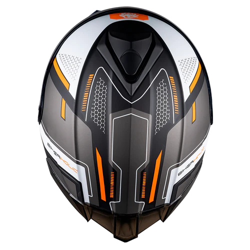 CASCO THUNDER REVANGE NARANJA