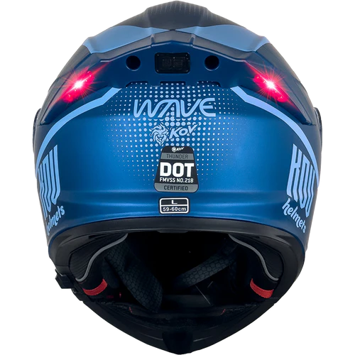 CASCO THUNDER WAVES AZUL
