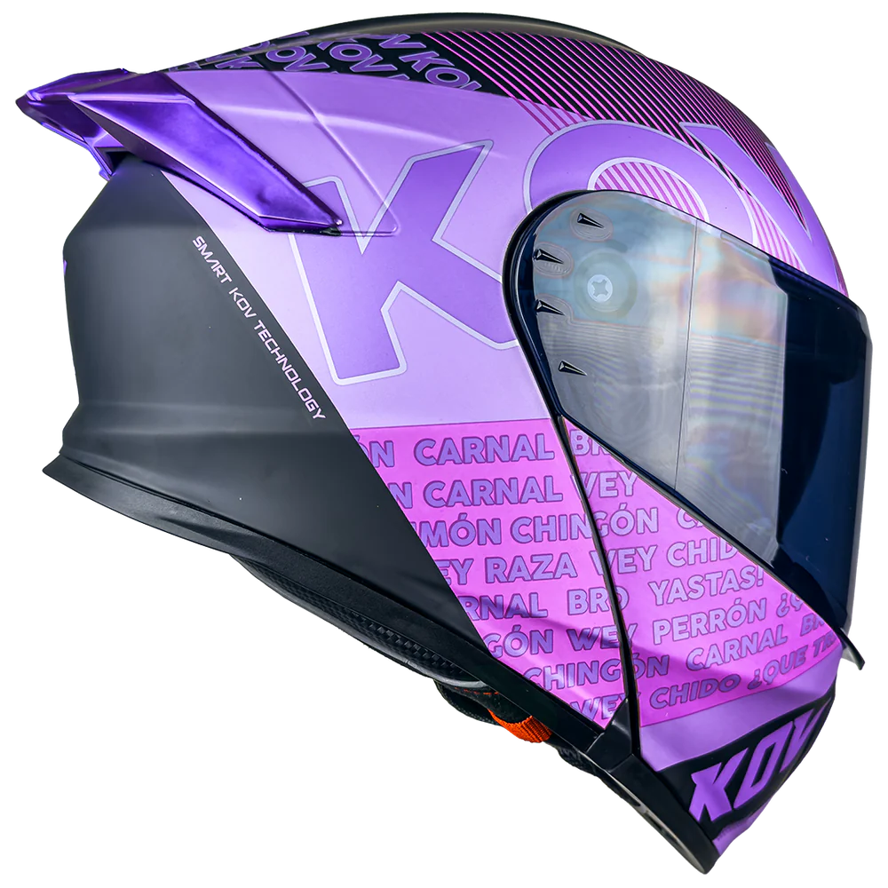 CASCO THUNDER FLOW MORADO