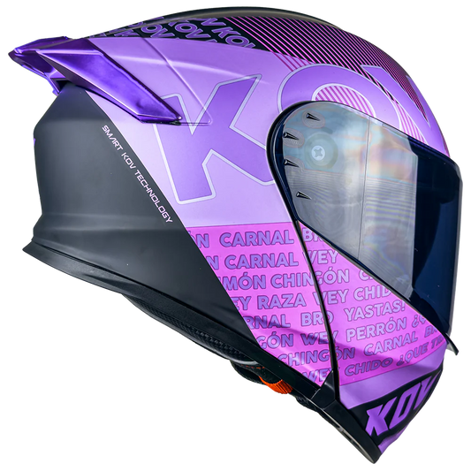 CASCO THUNDER FLOW MORADO