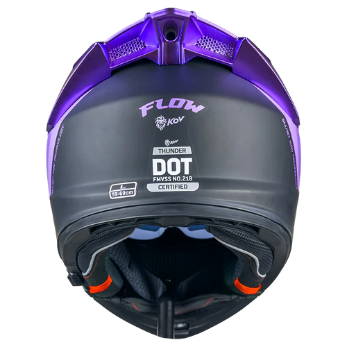 CASCO THUNDER FLOW MORADO