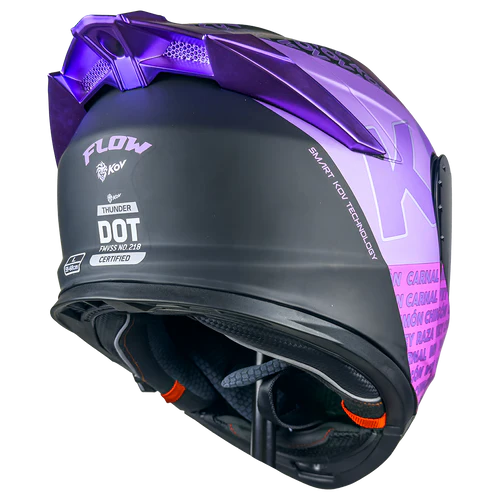 CASCO THUNDER FLOW MORADO