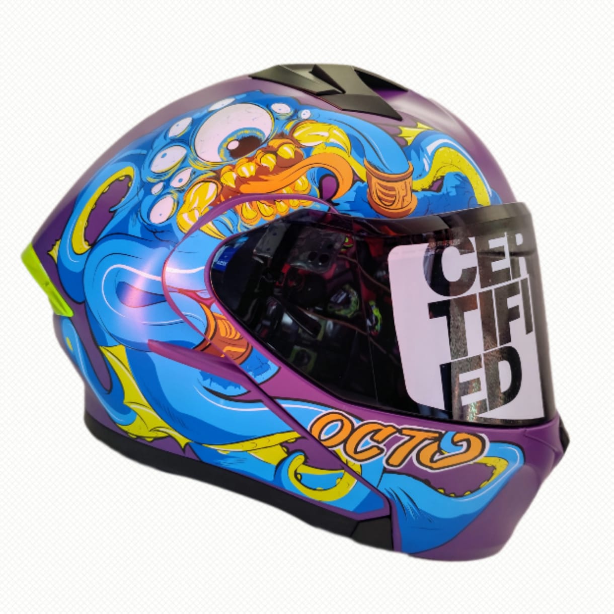 CASCO LEVIATAN LILA/AZUL