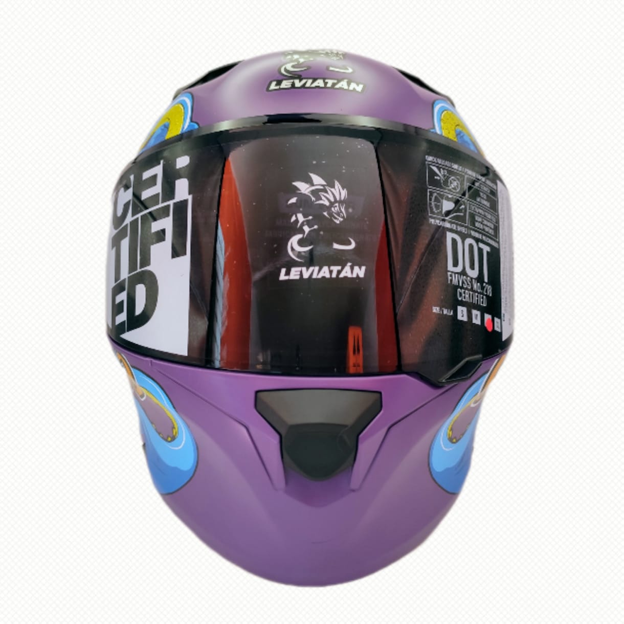 CASCO LEVIATAN LILA/AZUL