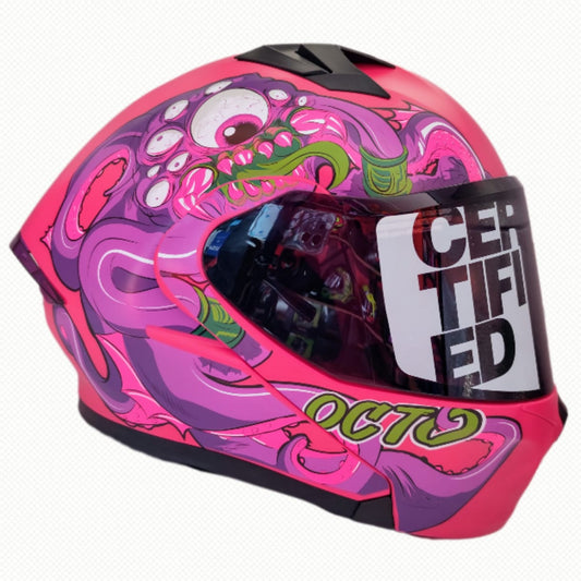 CASCO LEVIATAN OCTO ROSA/MORADO