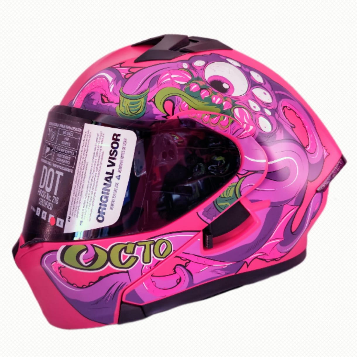 CASCO LEVIATAN OCTO ROSA/MORADO