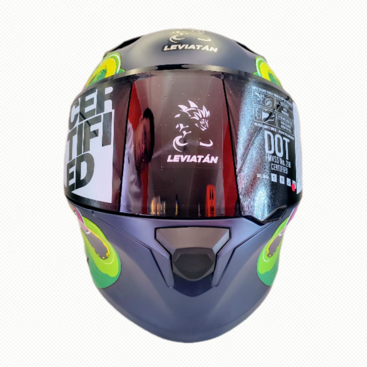 CASCO LEVIATAN AZUL/VERDE